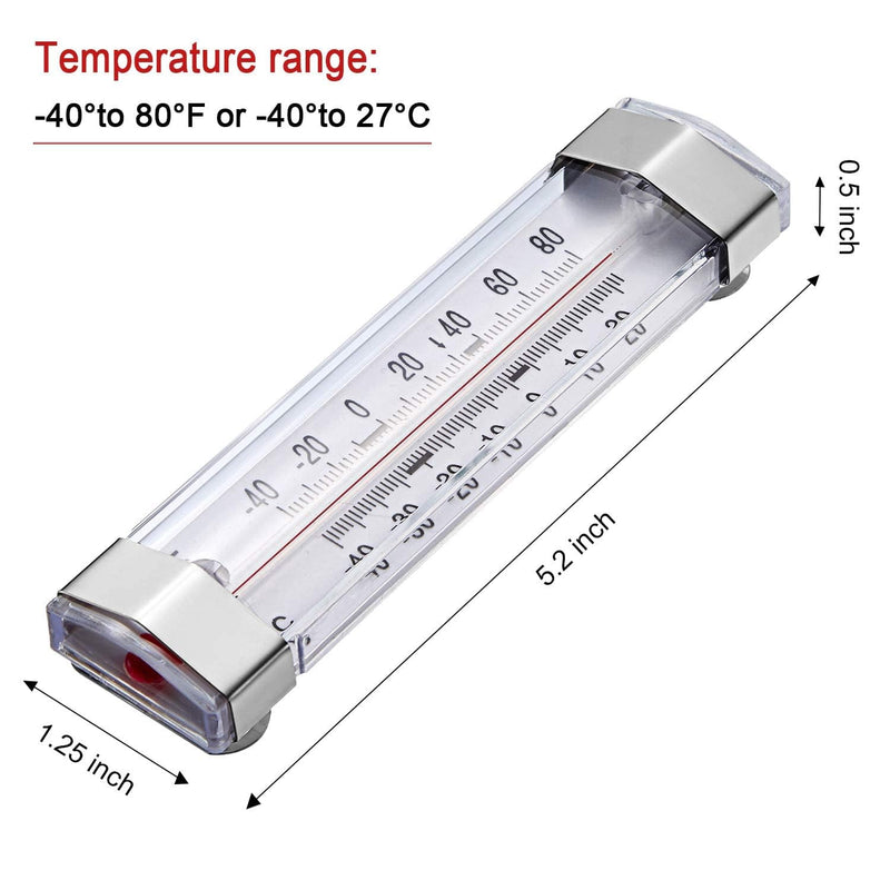 12 Pack Fridge Refrigerator Freezer Thermometer