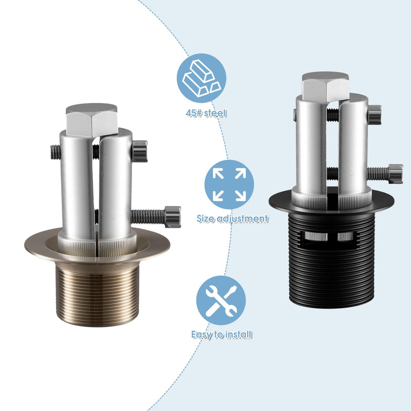 1.5 Inch Bathtub Drain Removal Tool, Bathtub Drain Extractor, Suitable for Removing Old, Damaged, Stubborn, Rusty Bathtub Drains, Strong Grip, No Slipping
