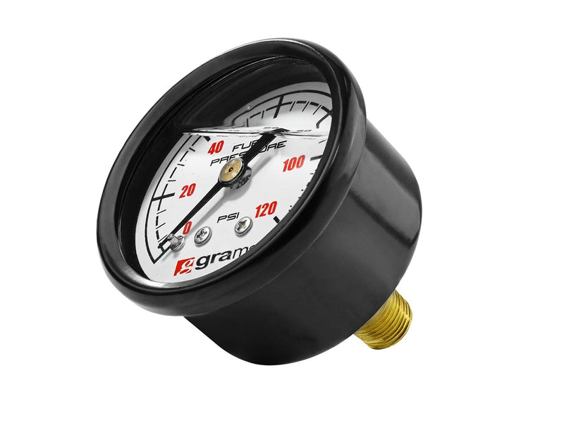 120psi Fuel Pressure Gauge Wht Face G2-99-1200W, White
