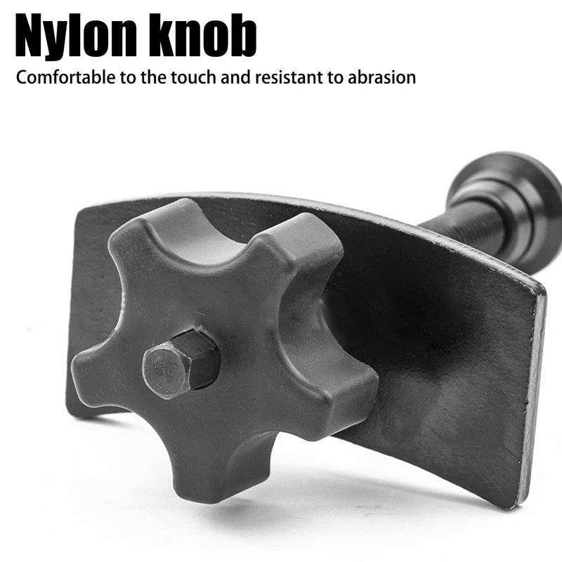 AUCELI Disc Brake Pad Spreader, Swivel Disc Brake Pad Separator Tool with Comfort Tightening Knob, Carbon Steel Piston Brake Caliper Compression Tool for Precise Even Compression, Car Accessories