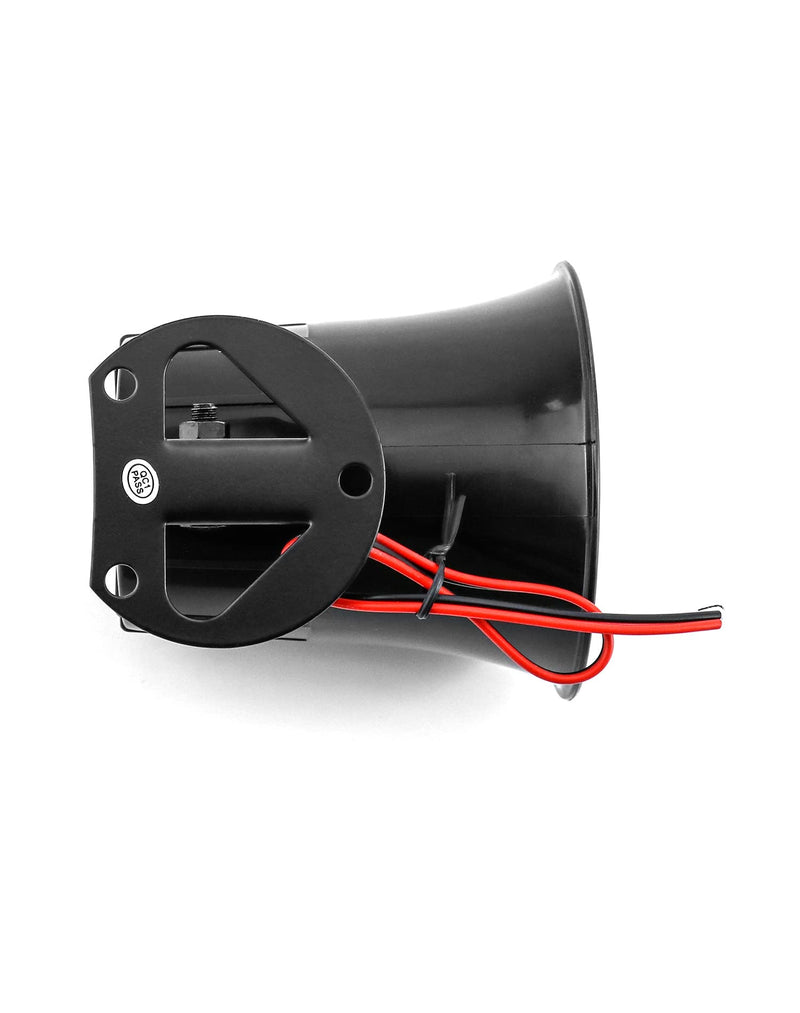QWORK Electric Siren Horn, DC 12V Security Loud Wired Alarm Siren for Home Alarm System Security and Protection, 110 dB 1 Pack