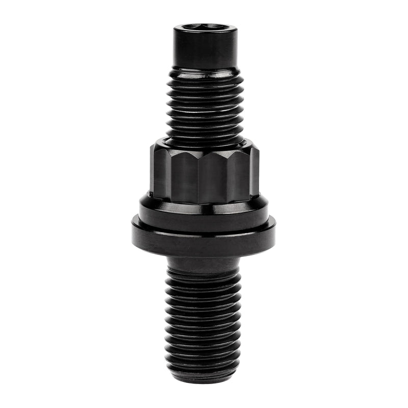 Titanium Bolt M8 M10x45 54 55 65mm Pitch 1.25 Automotive Exhaust Manifold Stud Kit Screws Nuts Washers Kit 4pcs/Sets (Black, M10x45mm Pitch 1.25) Black