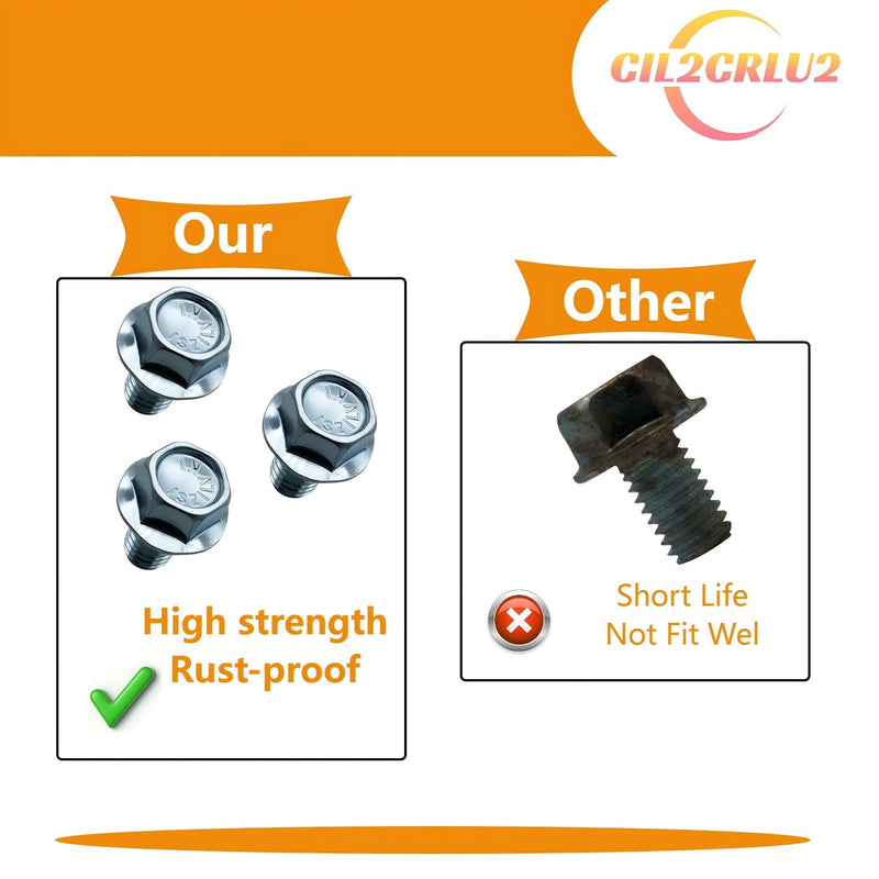 (3 Pack) 38765 Torque Converter Bolts (3/8"-16 x 5/8") Compatible with Turbo 350,Turbo 400 Torque Converter