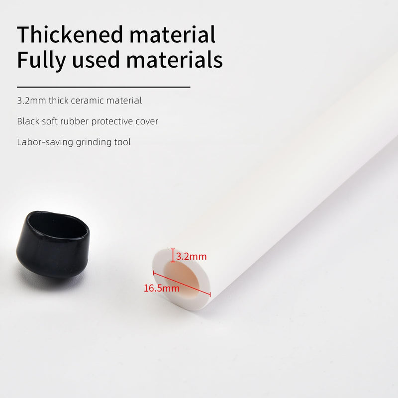 Ceramic Knife Sharpener Rod for Chefs and Home Cooks, Ceramic Honing Rod,Sharpening Steel for Kitchen Knives, Steak Blades (10 inch) 10 inch