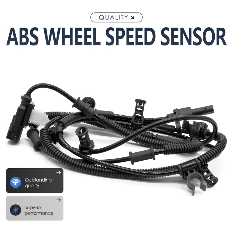 2PCS Rear Left and Right Abs Wheel Speed Sensor Compatible with Ford F-150 BL3Z2C190C BL3Z2C190D BL3Z2C190E BL3Z2C190F ALS2247 ALS2245 Harley-Davidson Edit 11 12 13 14 2011 2012 2013 2014