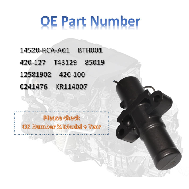 MANATEE BTH-001 Timing Belt Tensioner 14520-RCA-A01 Hydraulic Tensioner for Honda Accord Crosstour Odyssey Pilot Ridgelinen, for Acura MDX RL RLX TL TLX TSX ZDX 2003-2020, 420127 12581902 14520RCAA01