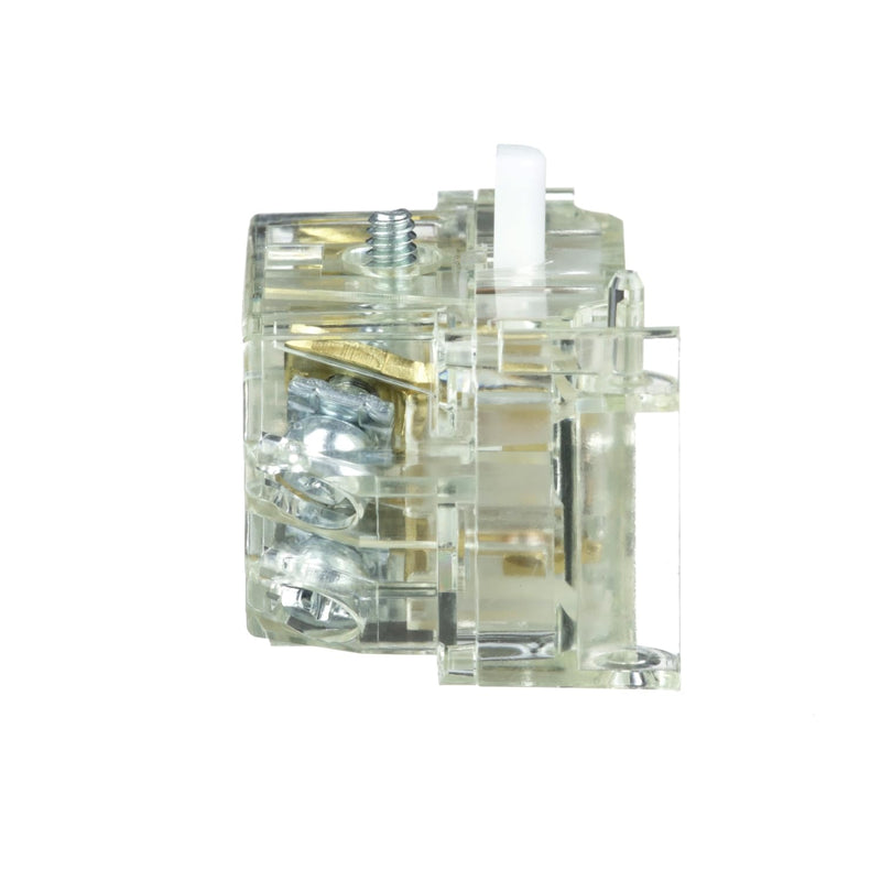 Schneider Electric Contact Block for Industrial Machinery, Fits 30mm Diameter Cutouts, Spring Return, 1NO and 1NC (9001KA1)