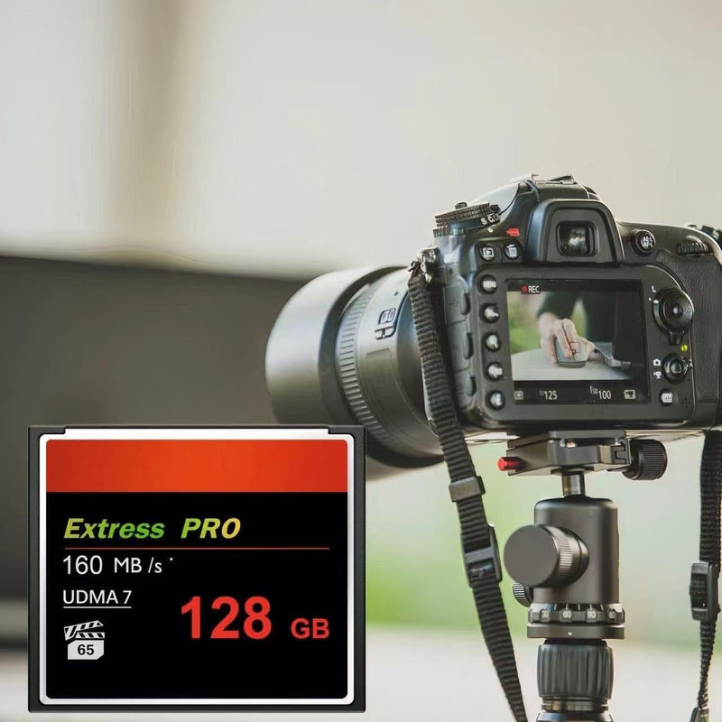 128GB UDMA Speed Up to 160MB/s CF Card Camera Card.for Professional Photographer Enthusiast