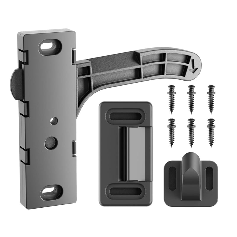 Metal RV Screen Door Latch Right Hand Handle Replacement Kit for Camper, Motorhome, Travel Trailer (Passenger Side)