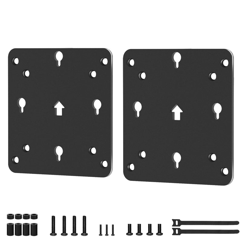 2 Packs VESA Mounting Kit Compatible with Intel NUC 13 12 11 10 8 7 6 5 Gen VESA Monitor Adapter Plate Compatible with Intel NUC Mini PC Mounting Bracket to Attach NUC Mini PC to the Back of a Monitor