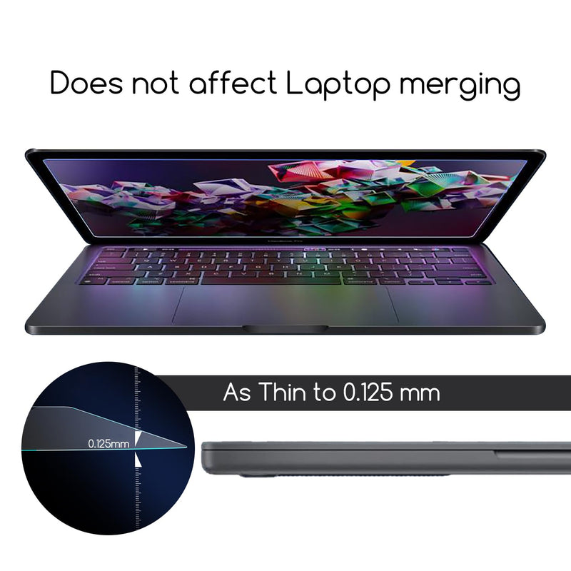 KEANBOLL 3 Pack HD Crystal Clear Screen Protector for New 2025 2024 2023 Apple MacBook Air 15 inch Laptop with M4 M3 M2 chip 15.3 inch Liquid Retina Display Laptop,Anti Scratch Anti Fingerprint