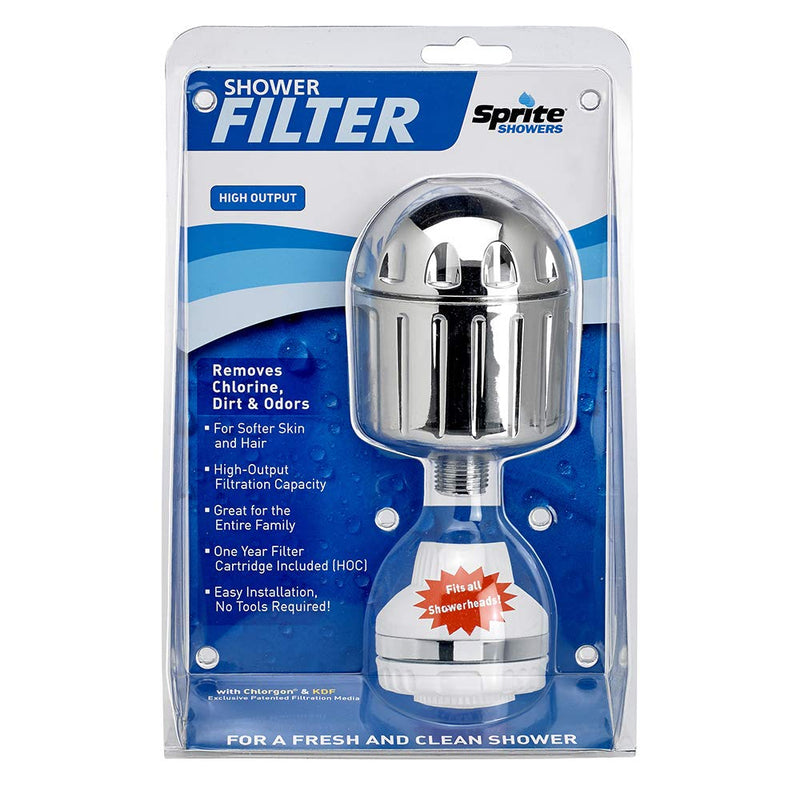 Sprite HO2-CM-M Authentic Universal High Output Shower Filter, Chrome