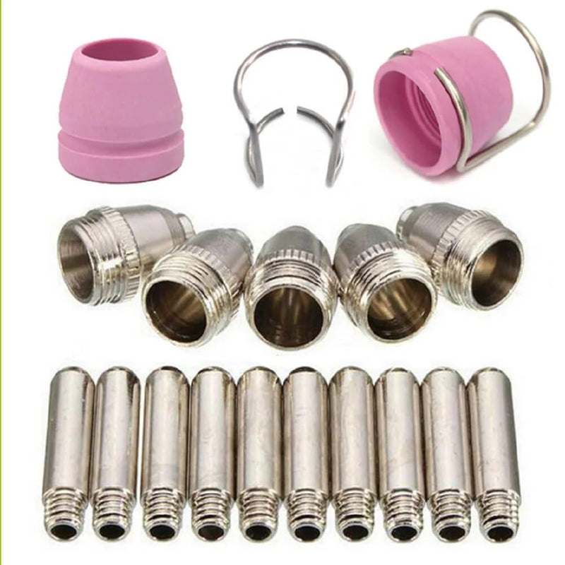 100pcs SG-55 AG-60P WSD-60 Plasma Cutter Consumables，Plasma Cutter Cutting Torch Tip Nozzles Consumables Kit WSD60-100PCS