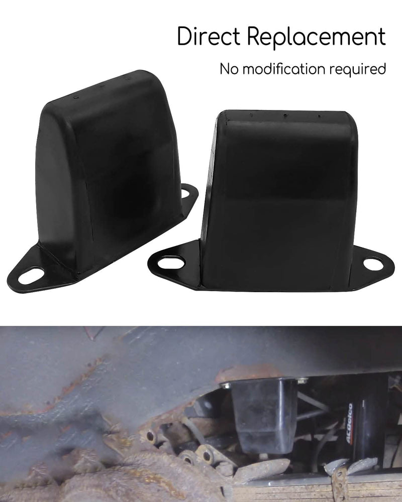 4'' Rear Suspension Bump Stop Fit for XJ Cherokee MJ Comanche 1984-2001 Rear Bump Stops, 4 Inch Leaf Spring Jounce Bumper, 2Pcs