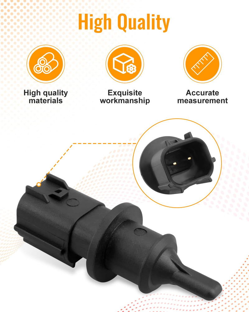 Ambient Air Temp Temperature Sensor with Connector Wire Harness Fit for Dodge/Chrysler/Jeep/Plymouth Replace 5293138AA 5149264AA 5149264AB 5017119AA