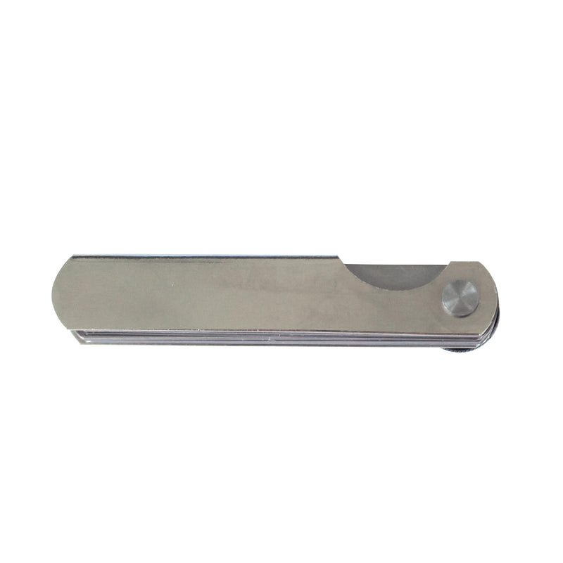 Feeler Gauge, English & Metric, 26 Leaves, 1/2" Width at Tip | Straight Blade,0.0015" to 0.025" (0.038 to 0.889 mm), Made in USA Straight Blade 0.0015" to 0.035"