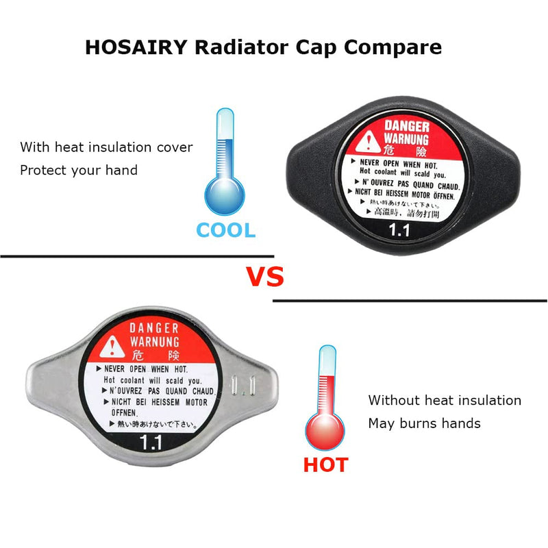 Cooling Radiator Cap w/Anti-Hot Cover 19045-PAA-A01 for Acura RSX MDX TSX Honda Civic Accord Odyssey CR-V and More Vehicles