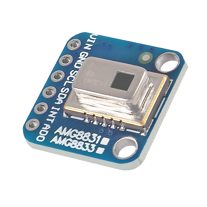AMG8833 8 * 8 IR Thermal Camera Sensor Breakout Imager Array Temperature Sensor Module Grid-Eye 8x8 Infrared Camera Module Array Board IIC I2C 3-5V for Raspberry Pi AMG-8833 AMG8833