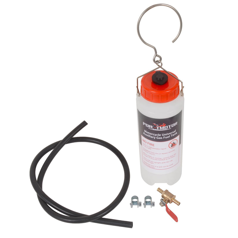 Motorcycle Auxiliary Fuel Tank (500ml with Vent) Gas Tank for Small Engine Work and Carburetor Tuning