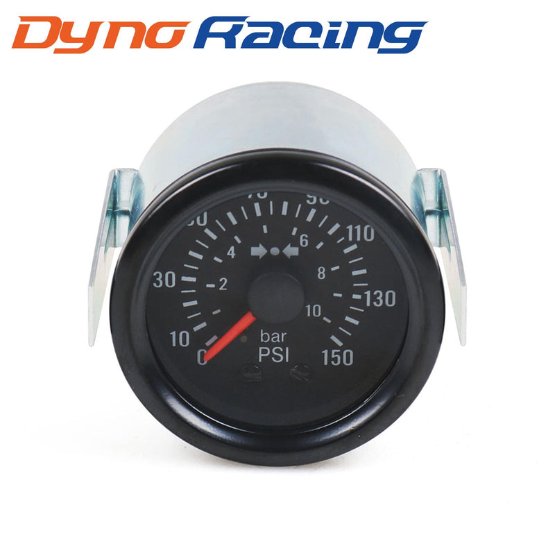 Dyno Racing 2" 52mm Auto Car Boat 60-0-60 AMP Meter Pointer Electronic Ammeter Yellow Light AMP Gauge Meter 12V