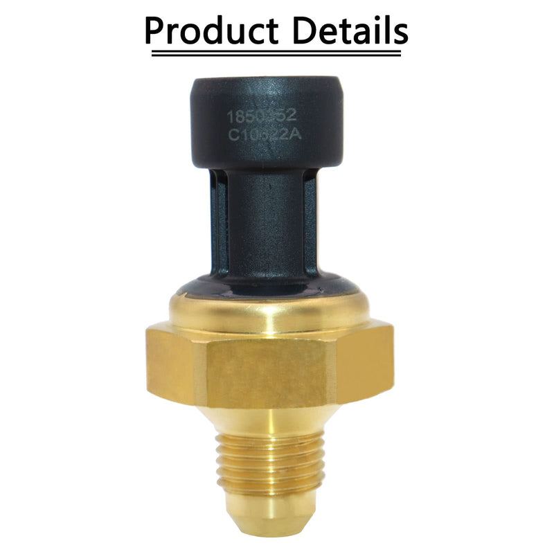 DPFE6 6.0 EBP Exhaust Back Pressure Sensor EGR Compatible with 2005-2010 Ford 6.0L Powerstroke Diesel 1850352C1 1850352C2 5C3Z-9J460-B 1850352