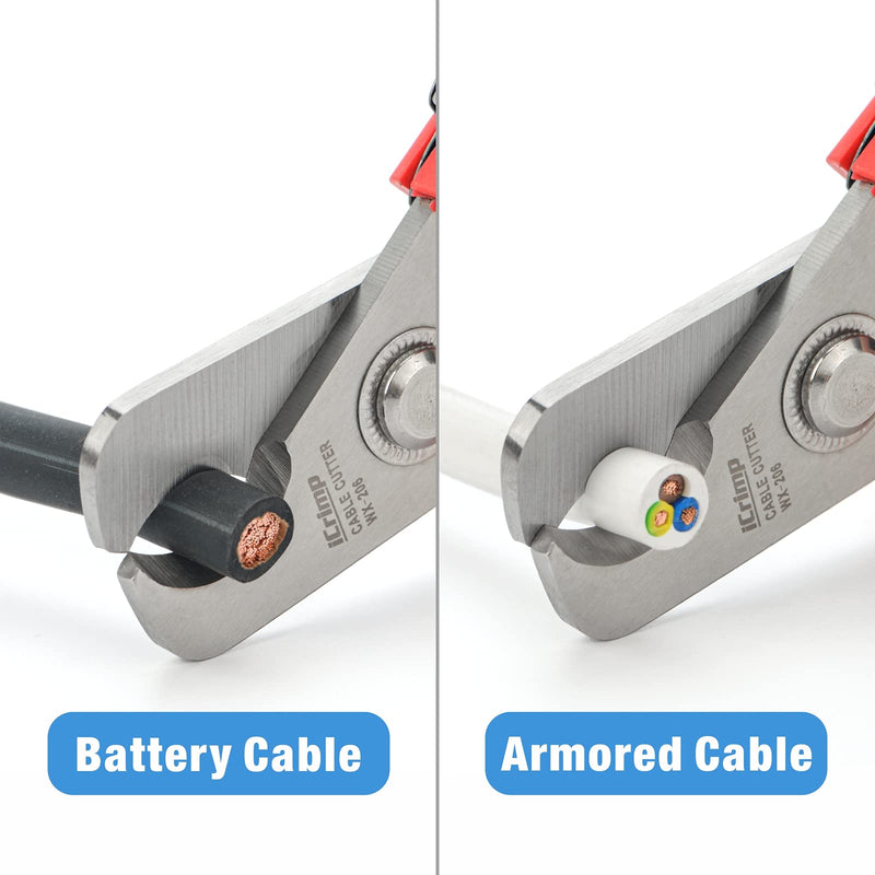 iCrimp Battery Cable Lug Crimper C/W Wire Cutter