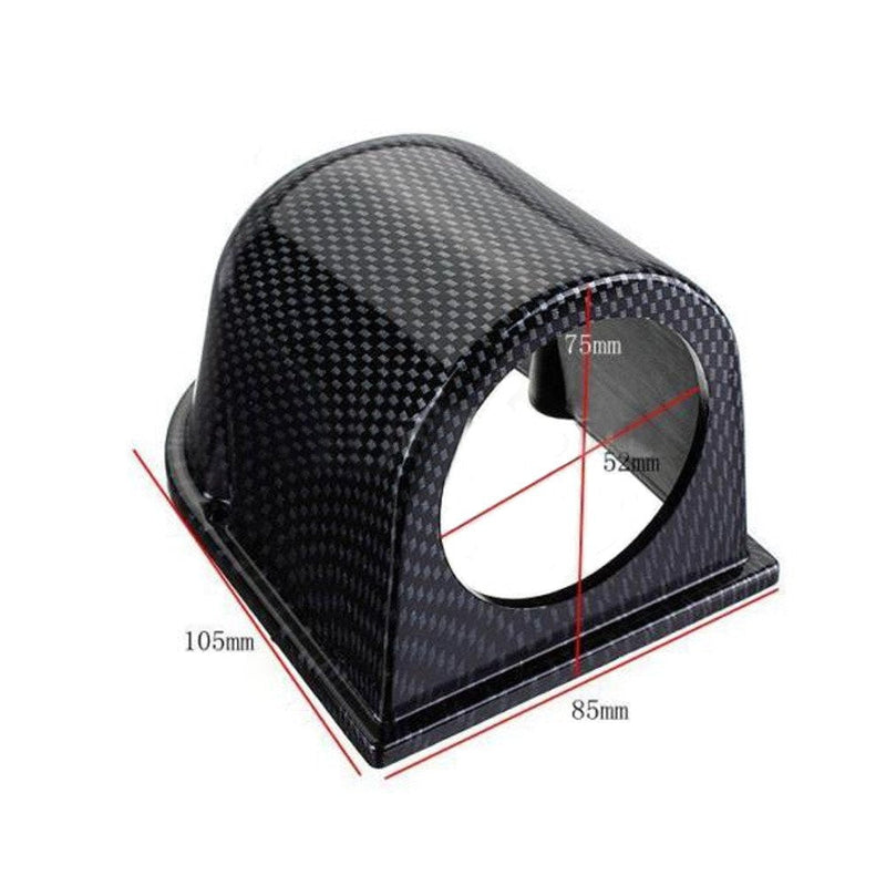ESUPPORT Carbon Fiber 2" 52mm Heavy Duty Universal One Hole Dash Dashboard Car Auto Motor Gauge Pod Mount Holder