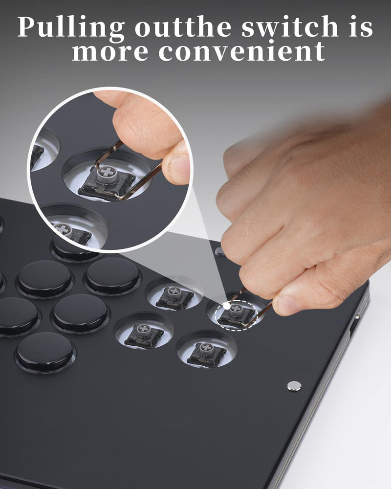 Kailh Shadow Hunting Switch Customized Low Profile Switches for Cosmoxgaming All-Button Leverless Controller & Mechanical Keyboard (20 PCS) (Shodow Hunting Switch)