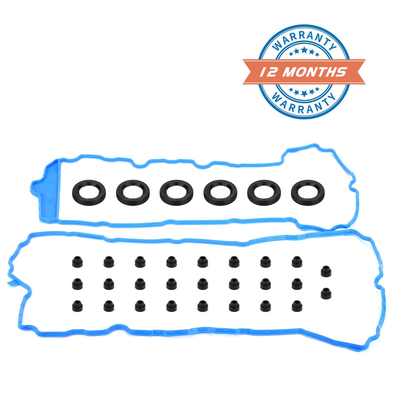 Engine Valve Cover Gasket Set Compatible with Buick Cadillac Chevy GMC Vehicle 2008-2017 Lacrosse Enclave, CTS XTS STS ATS, Impala Traverse Equinox Camaro, Terrain Acadia, Replace#VS50502, VS50808R