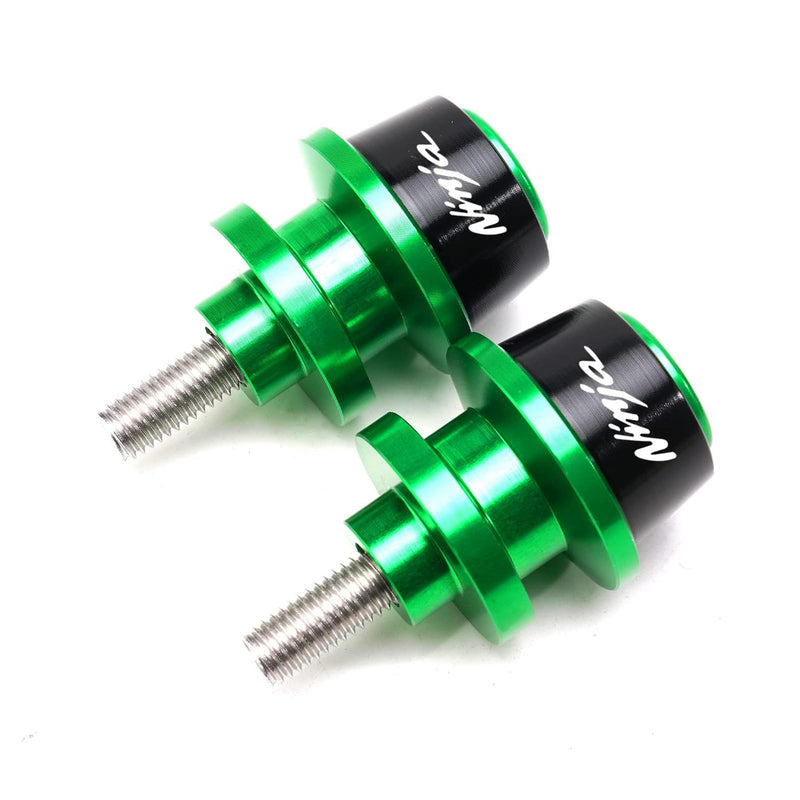 MOWOK 8MM Swingarm Spools slider For Kawasaki Ninja 650 2017-2024 ZX-6R/ZX636 2014-2024 NINJA 400 Z400 2018-2024 NINJA 1000SX 2020-2024 Ninja 500 ZX4RR Motorcycle Accessories Stand Screws