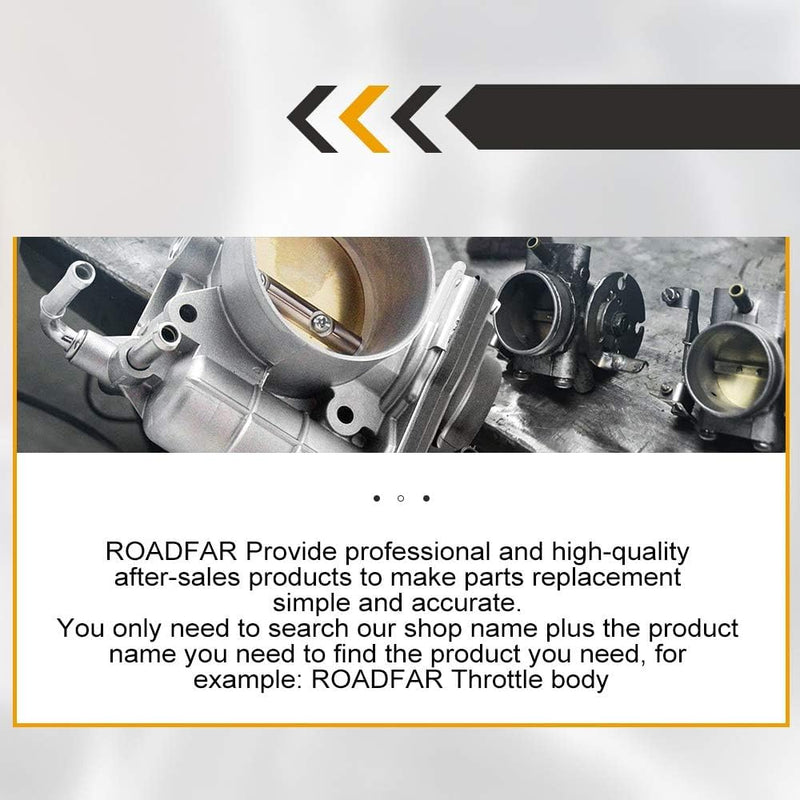 ROADFAR Throttle Body Spacer Compatible for 1994-2002 for Dodge for Ram 1500 | 1994-2002 for Dodge for Ram 2500 | 1994-2002 for Dodge for Ram 3500
