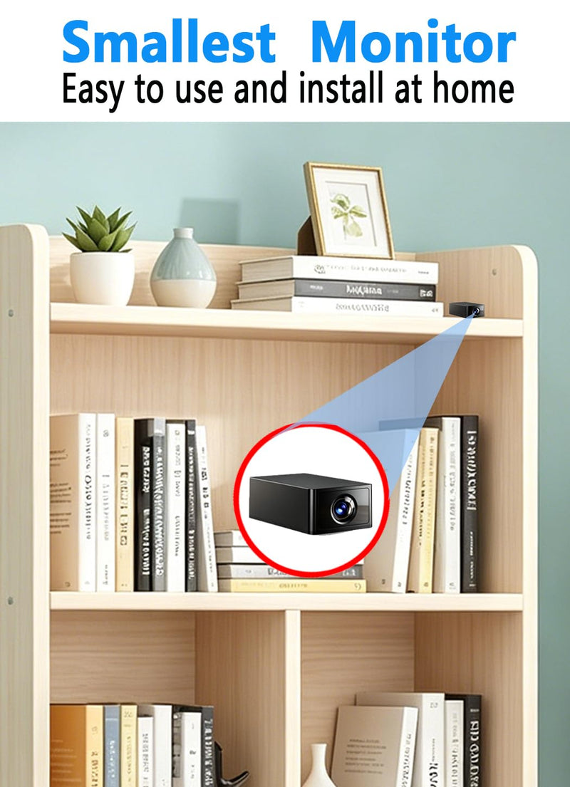Hidden Camera Spy Camera WiFi HD1080P, Mini Wireless Nanny Cam with Night Vision, Motion Detection, Portable Small Home Security Surveillance for Indoor