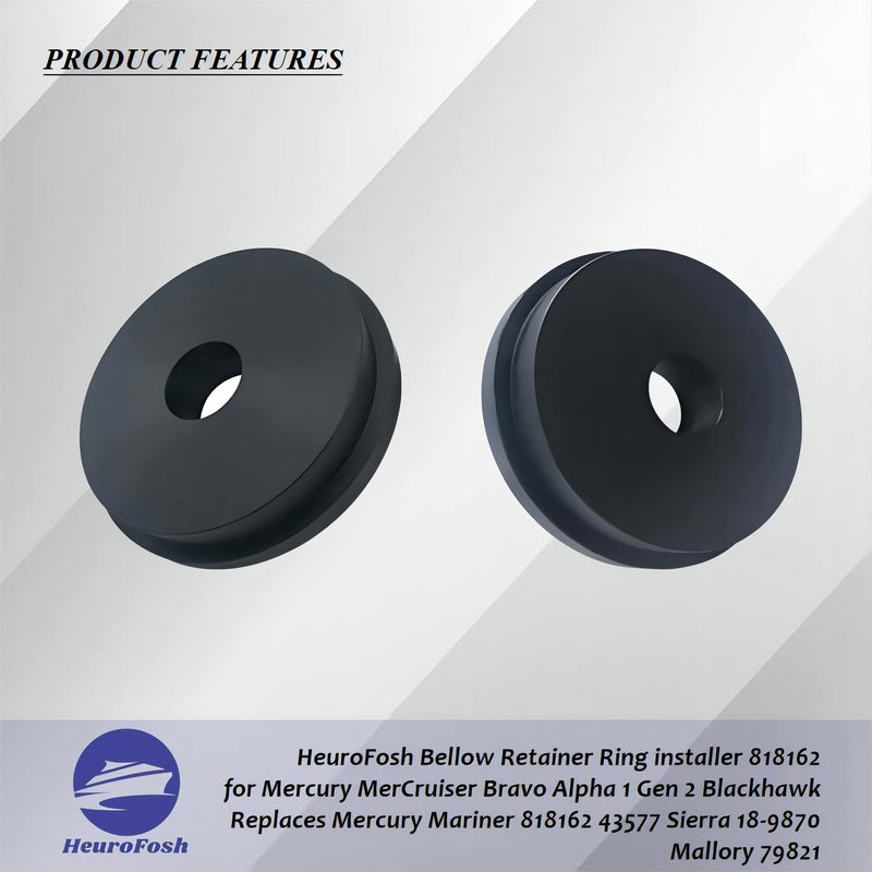 Bellow Retainer Ring installer 818162 for Mercury MerCruiser Bravo Alpha 1 Gen 2 Blackhawk Replaces Mercury Mariner 91-818162 43577 Sierra 18-9870 Mallory 79821