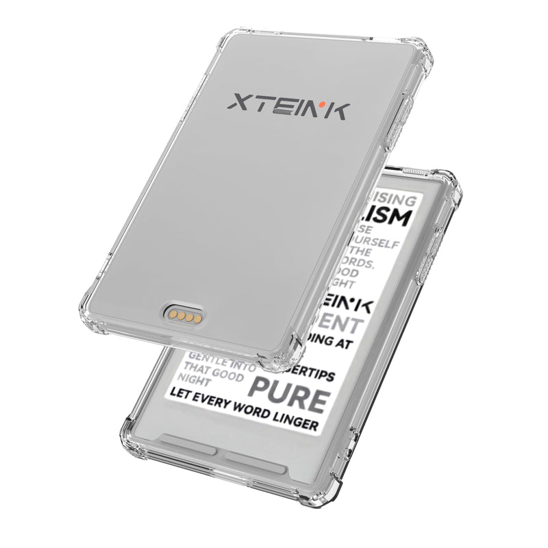 Case for 3.7" Xteink X3 eReader,Clear Soft TPU Back Cover | Thin & Lightweight,Transparent Flexible Skin Bumper Back Shell,Scratch Proof & Shockproof