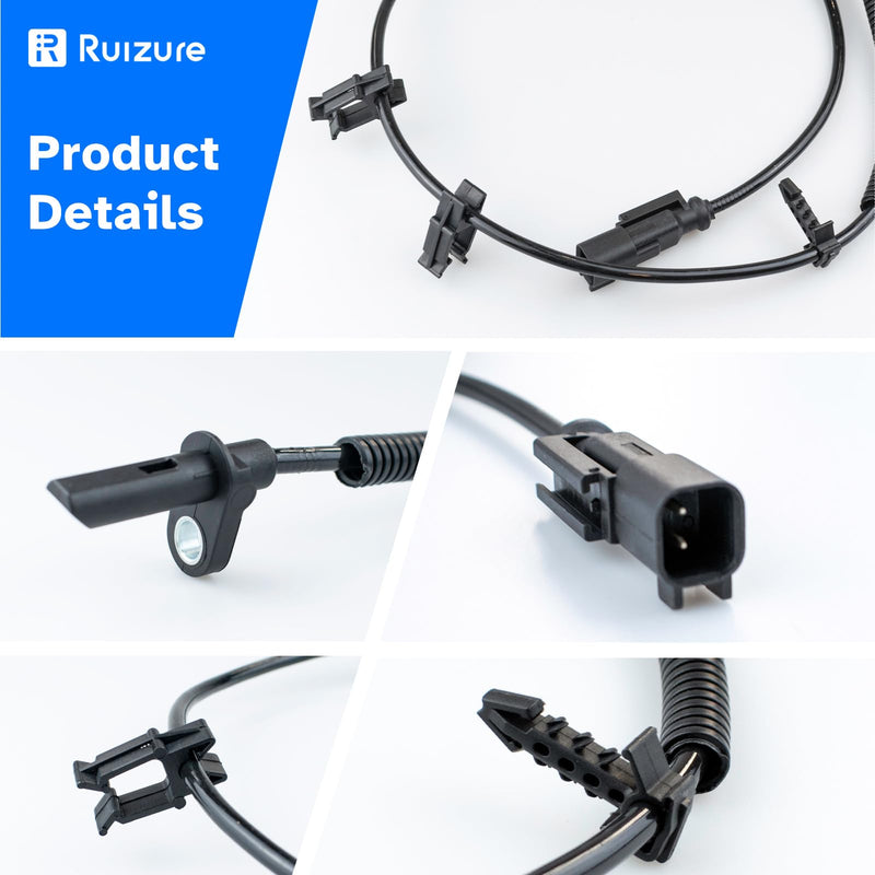 Rear Wheel Speed ABS Sensor Left or Right fit for 09-17 Chevy Traverse, Buick Enclave, GMC Acadia, 2007 2008 2009 2010 2011 2012 2013 2014 2015 2016 2017, Driver or Passenger Side, ALS1754 Rear