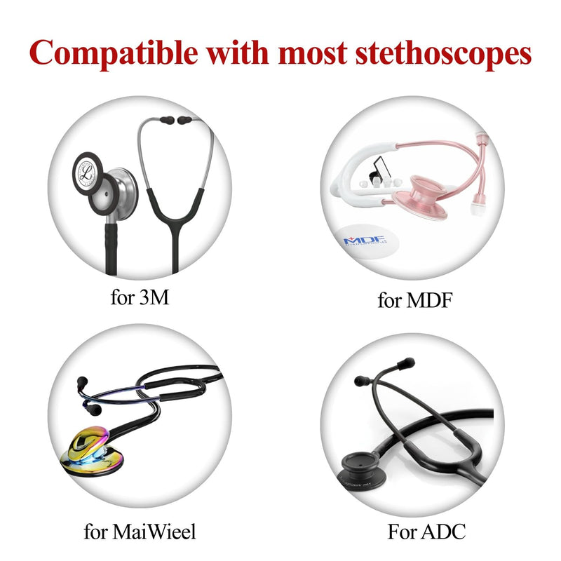 Medical Stethoscope Replacement Tube Fits for Littmann® Classic III,Compatible Stethoscope Tube (Onyx Black) Onyx Black