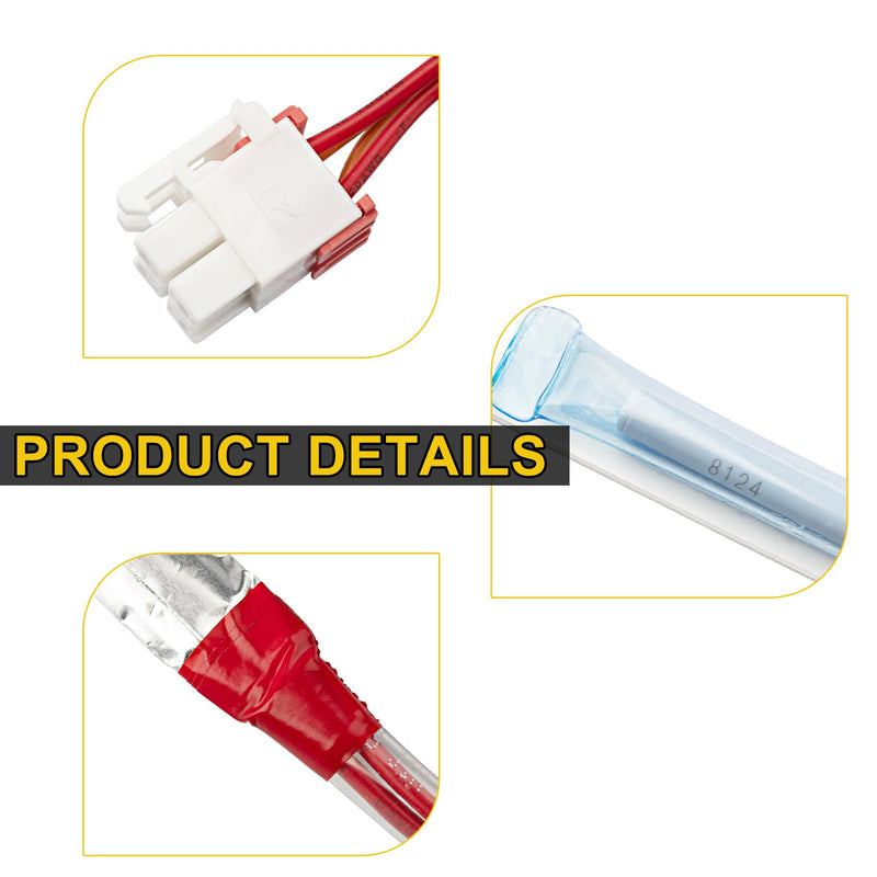 ACM73919214 6615JB2005S Refrigerator/Freezer Temperature Sensor Fits for LG, Replaces 6615JB2005S ACM73919202 AP6004251 PS11732655 EAP11732655 4322974, Intelligent Defrost Control Thermostor