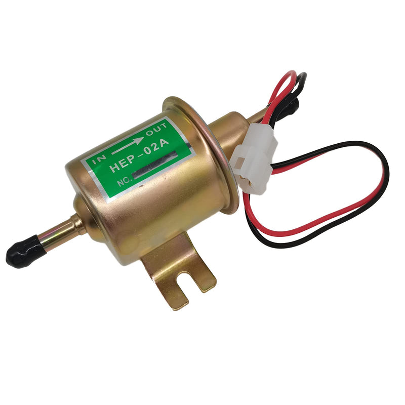 Universal 12V Heavy Duty Electric Fuel Pump HEP02A HEP-02A For Motorcycle Carburetor ATV Trucks Boats For Gas Diesel Engine 2.5-4 PSI