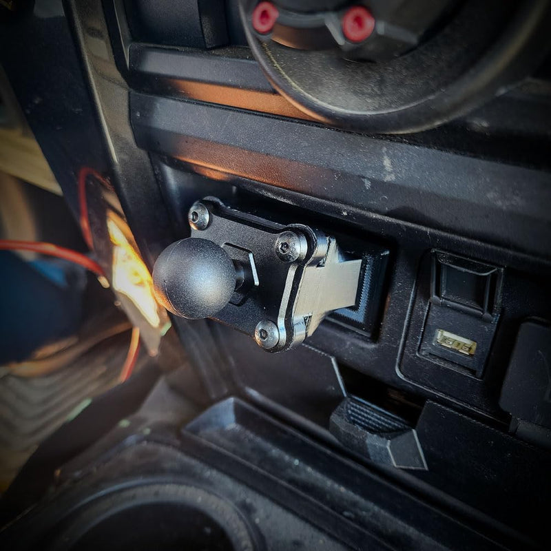 The Stubby Smash Phone Mount Kit w/Basic Phone Holder for 5th Gen 4Runners | 1" RAM Compatible Ball Mount for Dashboard Cubby | 5th Generation 4Runner Phone Holder