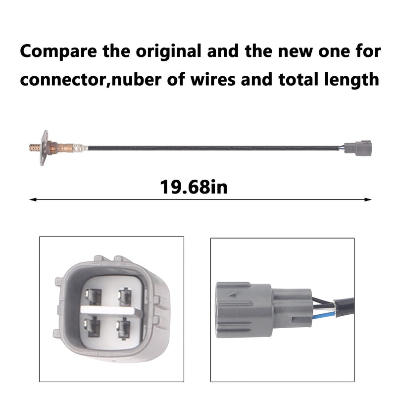 234-4162 O2 Oxygen Sensor Upstream Downstream Compatible with Tacoma 2.4L 2.7L 3.4L Tundra 00-02 4Runner Pickup Sequoia T100 2.7L L4 95-98 2Pcs