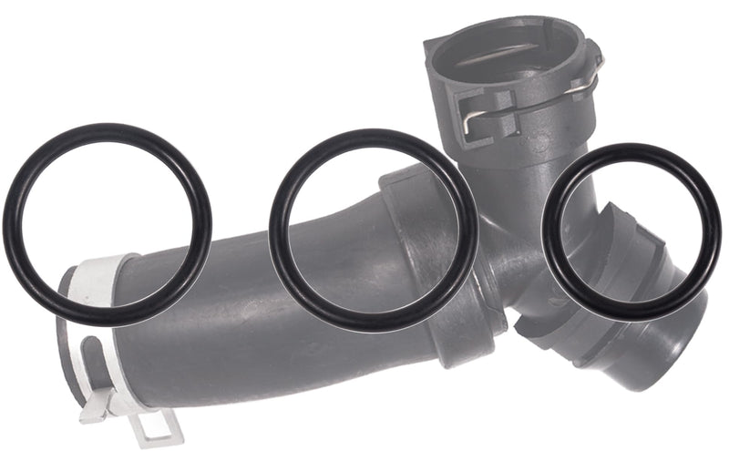 BC3Z-8590-F Engine Coolant Pipe O-Rings for Ford F150 5.0 Water Pump O-Ring Lobo Mustang 2011 2012 2013 2014 2015 2016 2017 2018,2011-2014 Lincoln Mark LT 1XDR3Z-8566-A & 2X BC3Z-8590-F 3PCS O-ring
