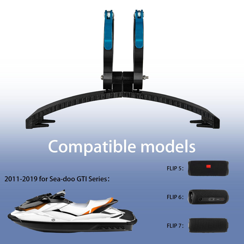 Compatible with JBL Speakers&Sea-Doo GTI(2011-2019) Bluetooth Speaker Mount | Solid Locking Design for High Speed, for Seadoo Accessories