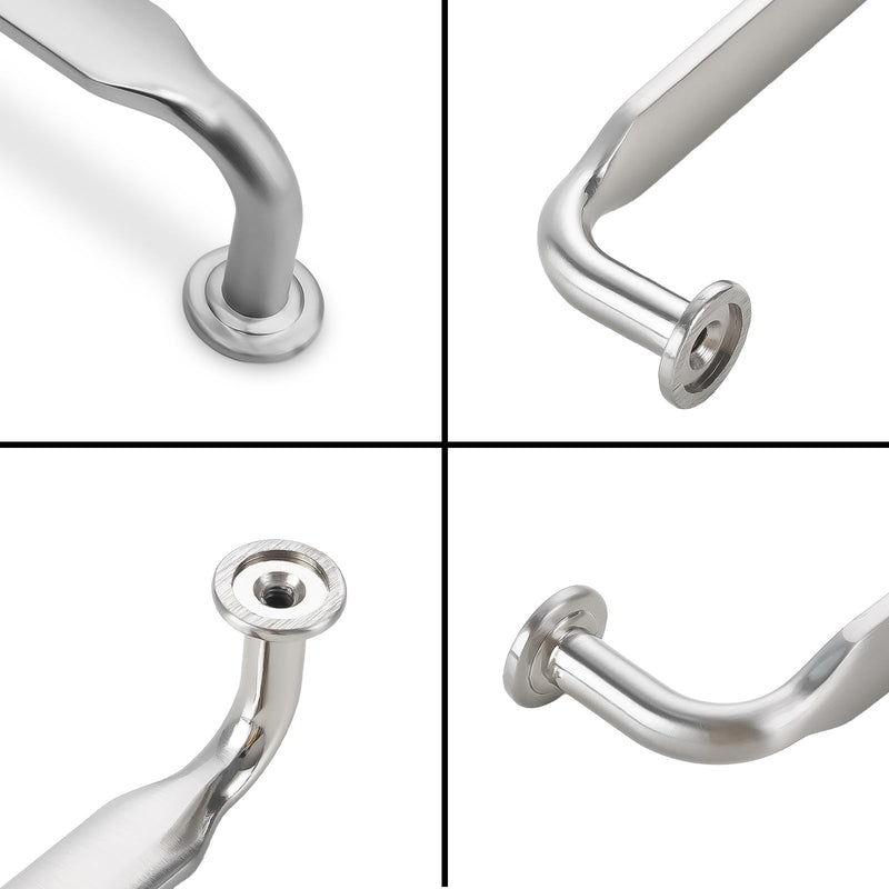 10 Pack Brushed Nickel Cabinet Pulls 3 Inch(76mm) Kitchen Cabinet Handles Cabinet Hardware for Drawer Pulls 3" Hole Center(76mm) 10