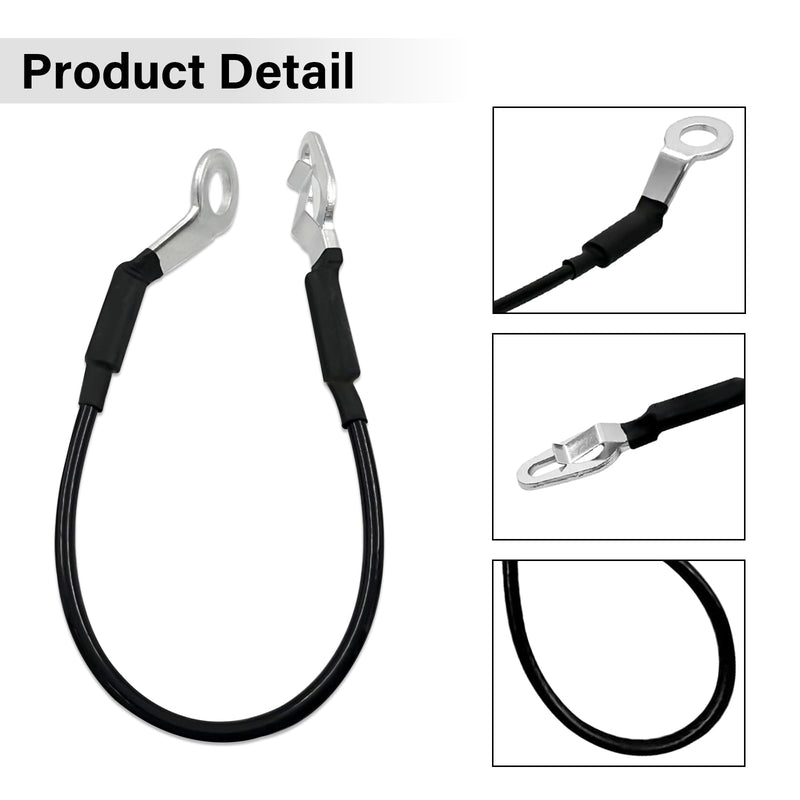 88980510 Tailgate Cable Strap with Bolt, Tailgate Parts, Fit for 1999-2007 Chevy Silverado Avalanche GMC Sierra 1500 2500 3500, Replace 88980509 11609938 (2 Pcs) 99-07