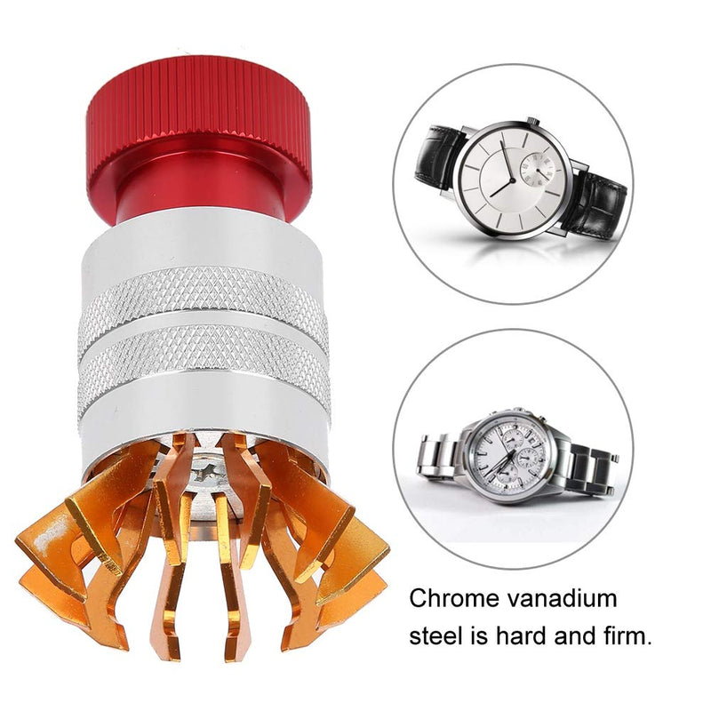 Semme Watch Back Remover Tool,Watch Back Case Remover Watchcase Remov Tool Wristwatch Opener Back Shell Cover Disassembly Repairing Tools for Watchmaker(Red)
