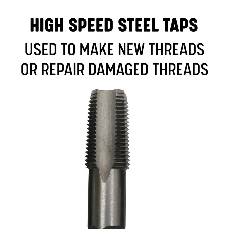 Drill America 1/4"-18 High Speed Steel 4 Flute Pipe Tap (Pack of 1), T/A Series