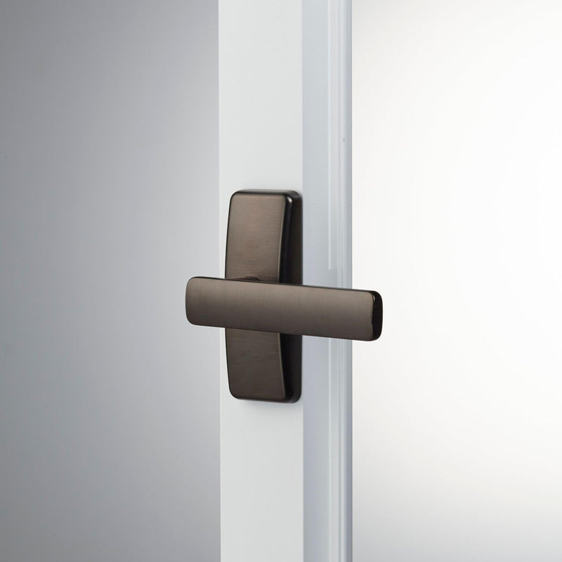 Ideal Security Door Lever for Storm and Screen Doors, Oil Rubbed Bronze (2-Piece Set)
