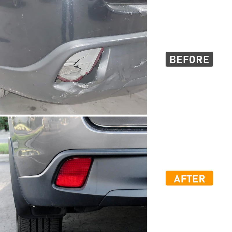 Rear Bumper Reflector Compatible with Toyota Highlander Hybrid 2014-2017,Left Driver Side Red Marker Trim for TO1184108 81490-0E020,Back Reflector Light W/O Bulb,1 PC 14-19 Highlander Reflector LH