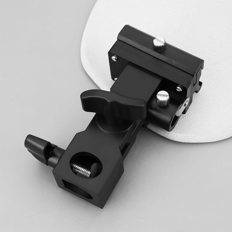 SING F LTD 2pcs Flash Hot Shoe Umbrella Bracket 1/4 in Thread Compatible with Most Photographic Equipment