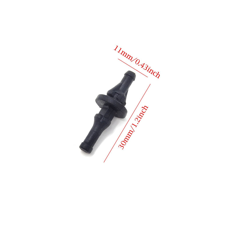 Honbay 40PCS PC Case Fans Black Rubber Reducing Noise Anti-Vibration Screws Fan Rivet for PC Case Fan or CPU Fan